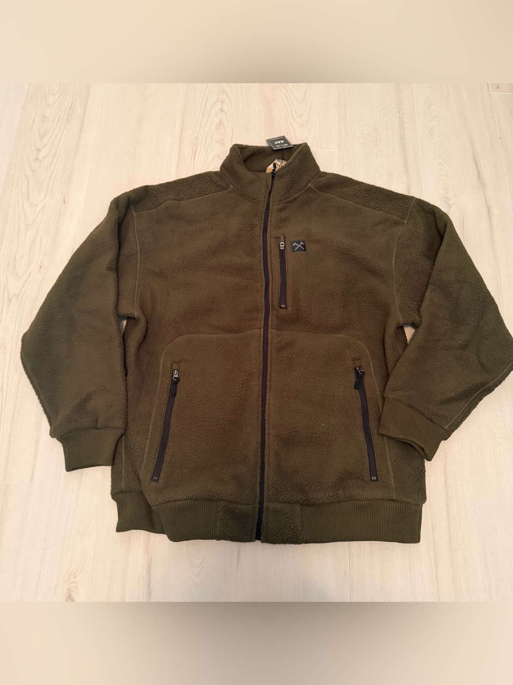 All American Roughneck NWT Men's Fleece Zip-Up Jacket